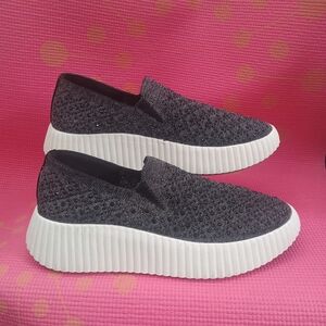 White Mountain - Dyles Sneaker Platform  - 9 Black Sparlkes